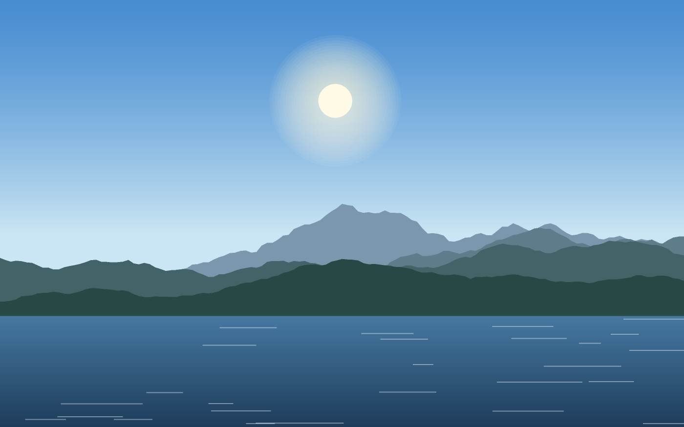 Landschaftsillustration