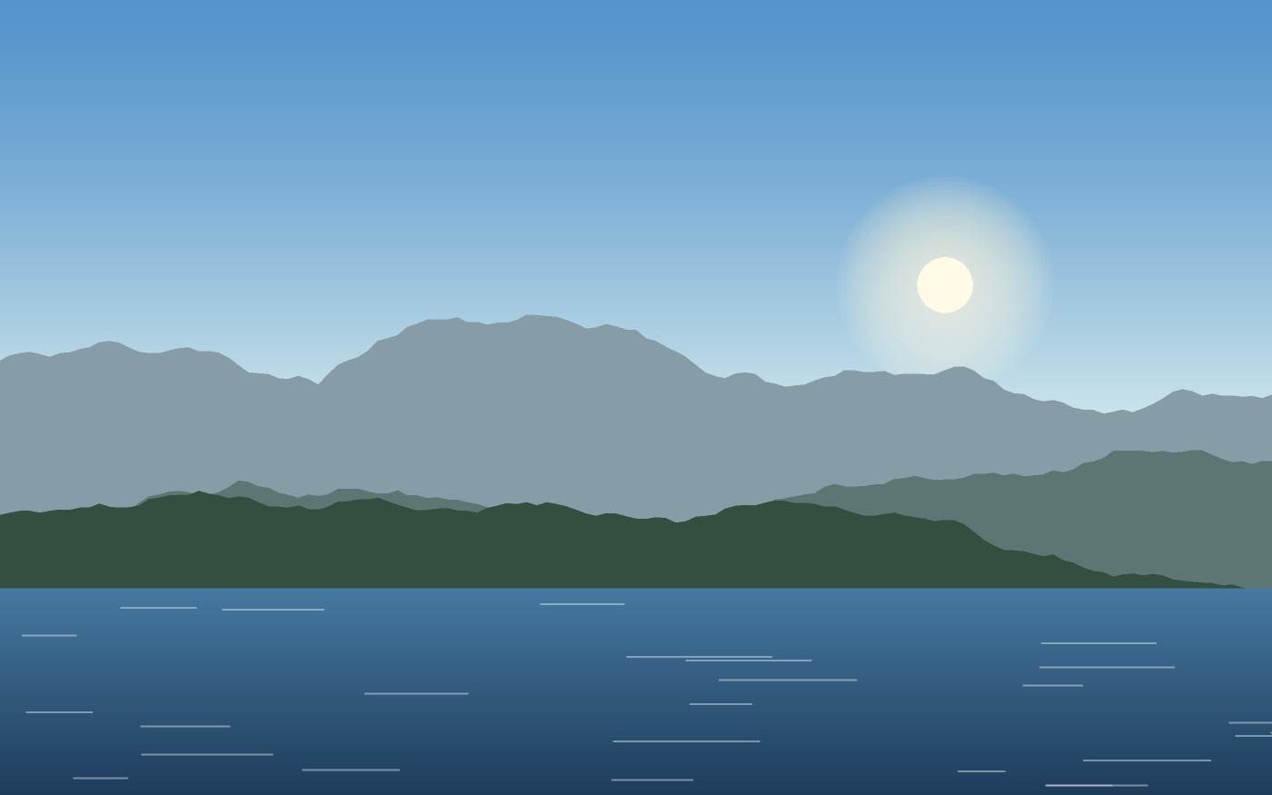 Landschapsillustratie