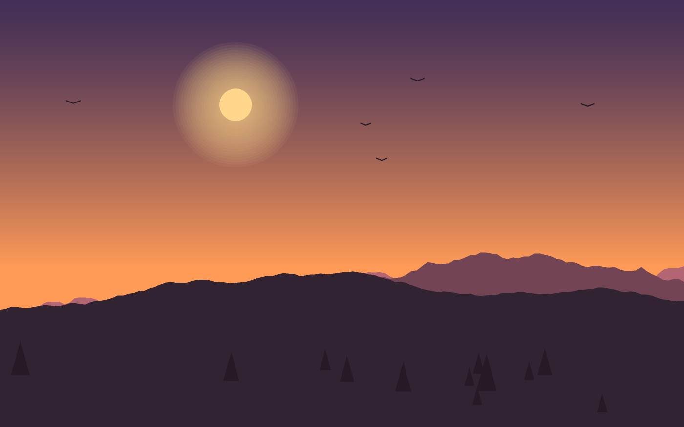 Landschapsillustratie