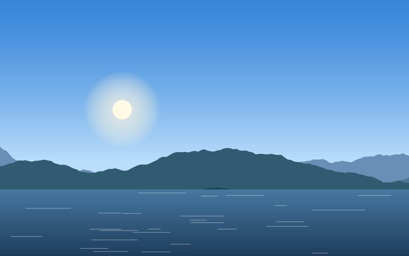 Landschapsillustratie