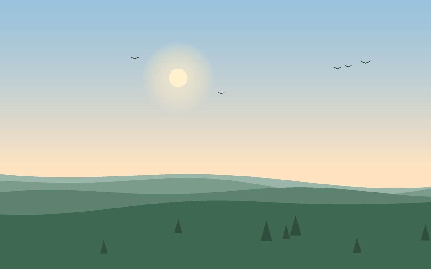 Landschaftsillustration