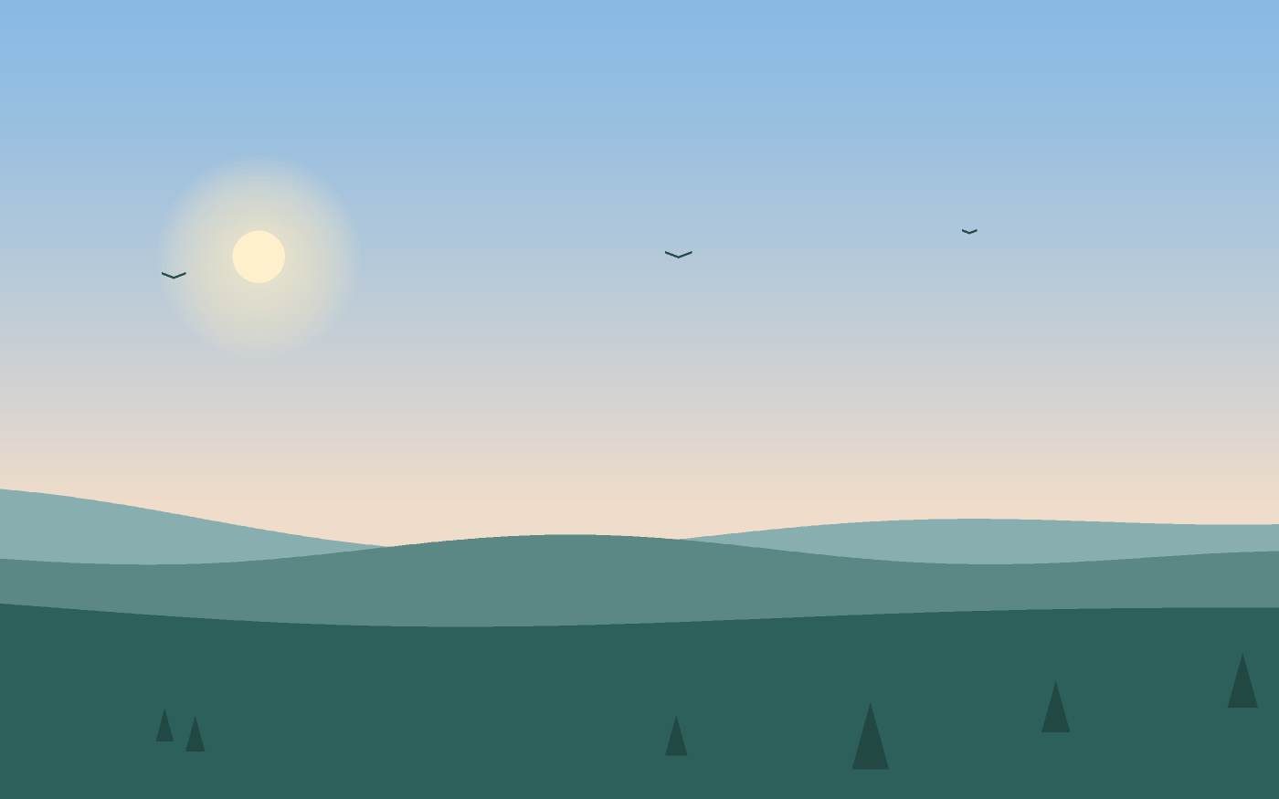 Landschaftsillustration