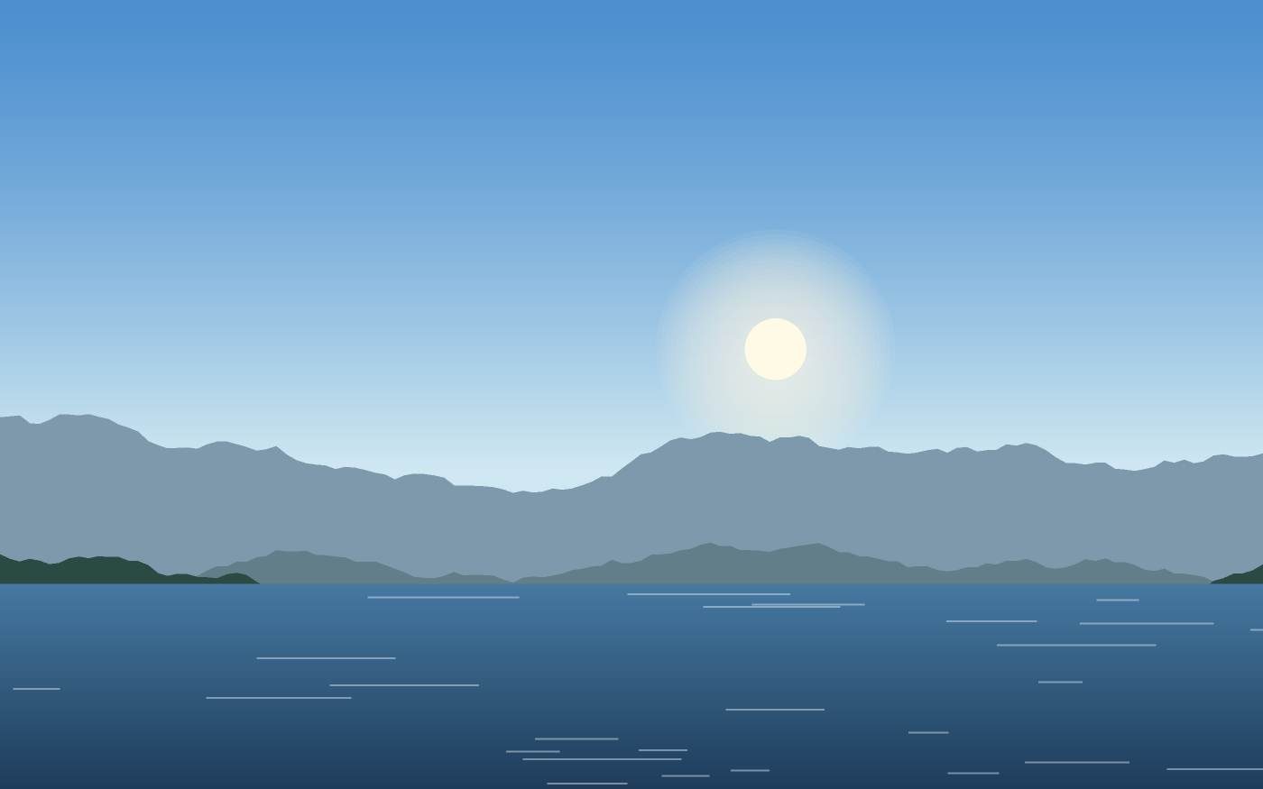 Landschaftsillustration
