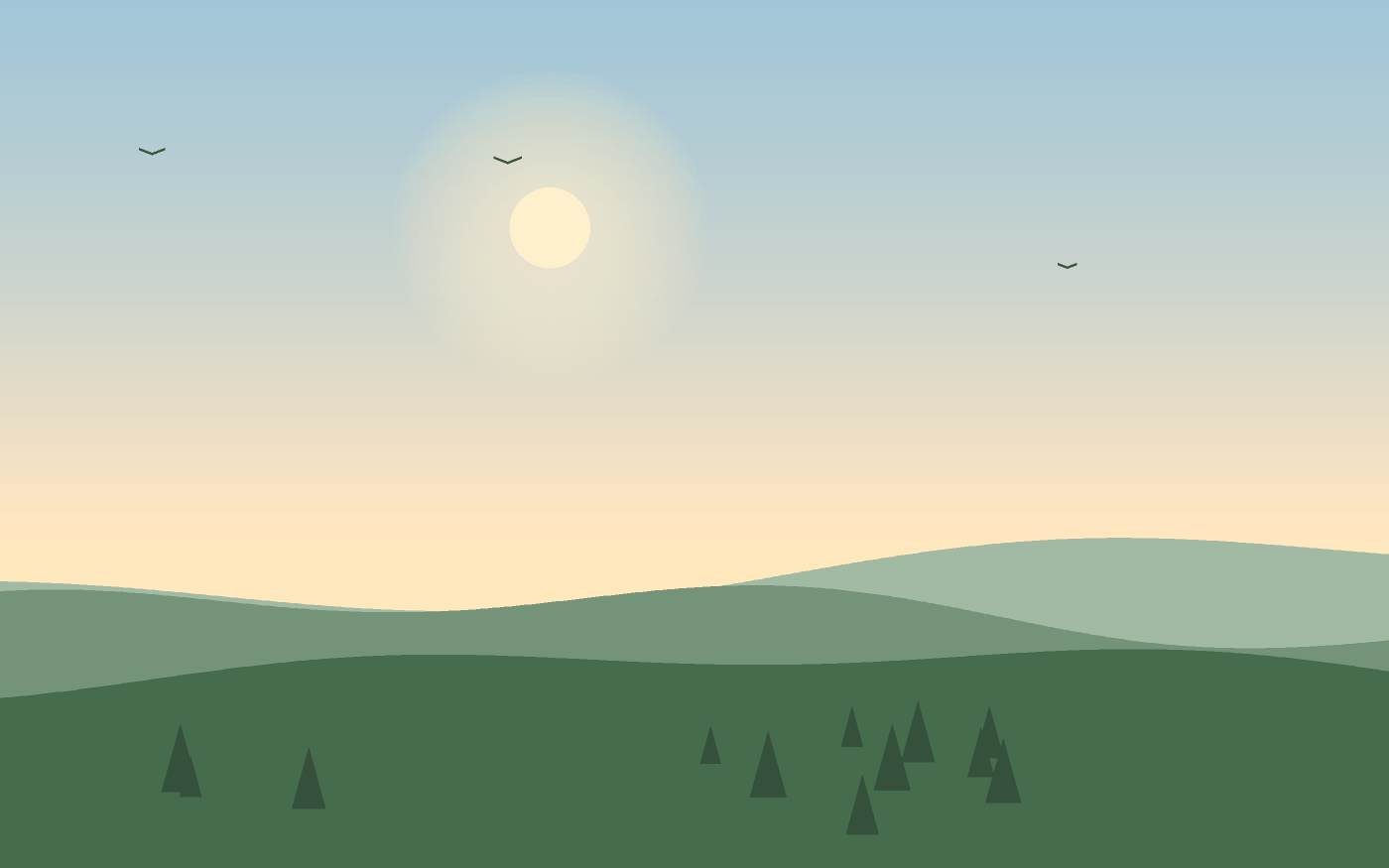 Landschaftsillustration