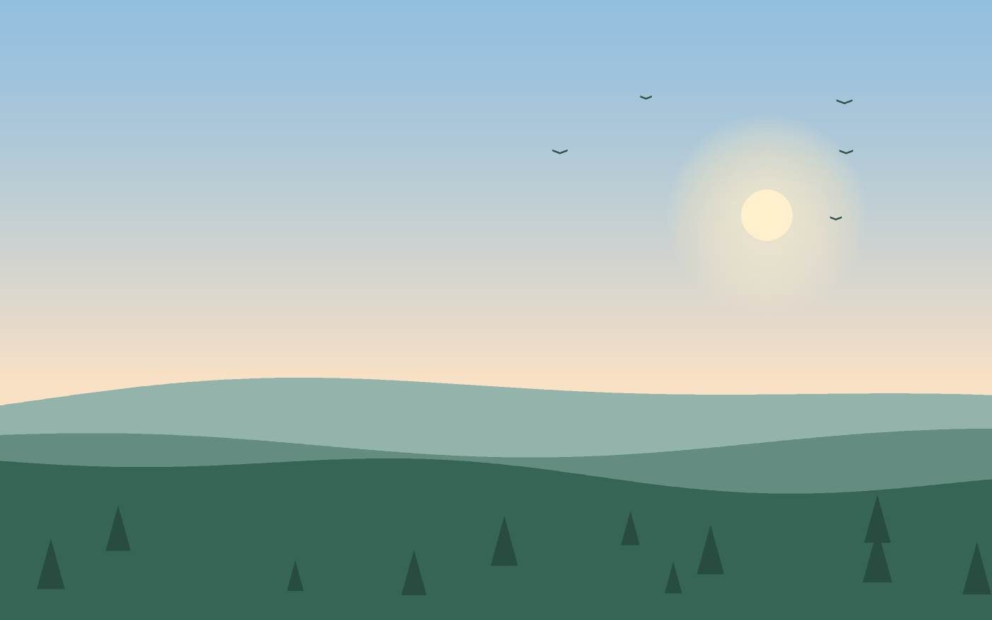 Landschaftsillustration