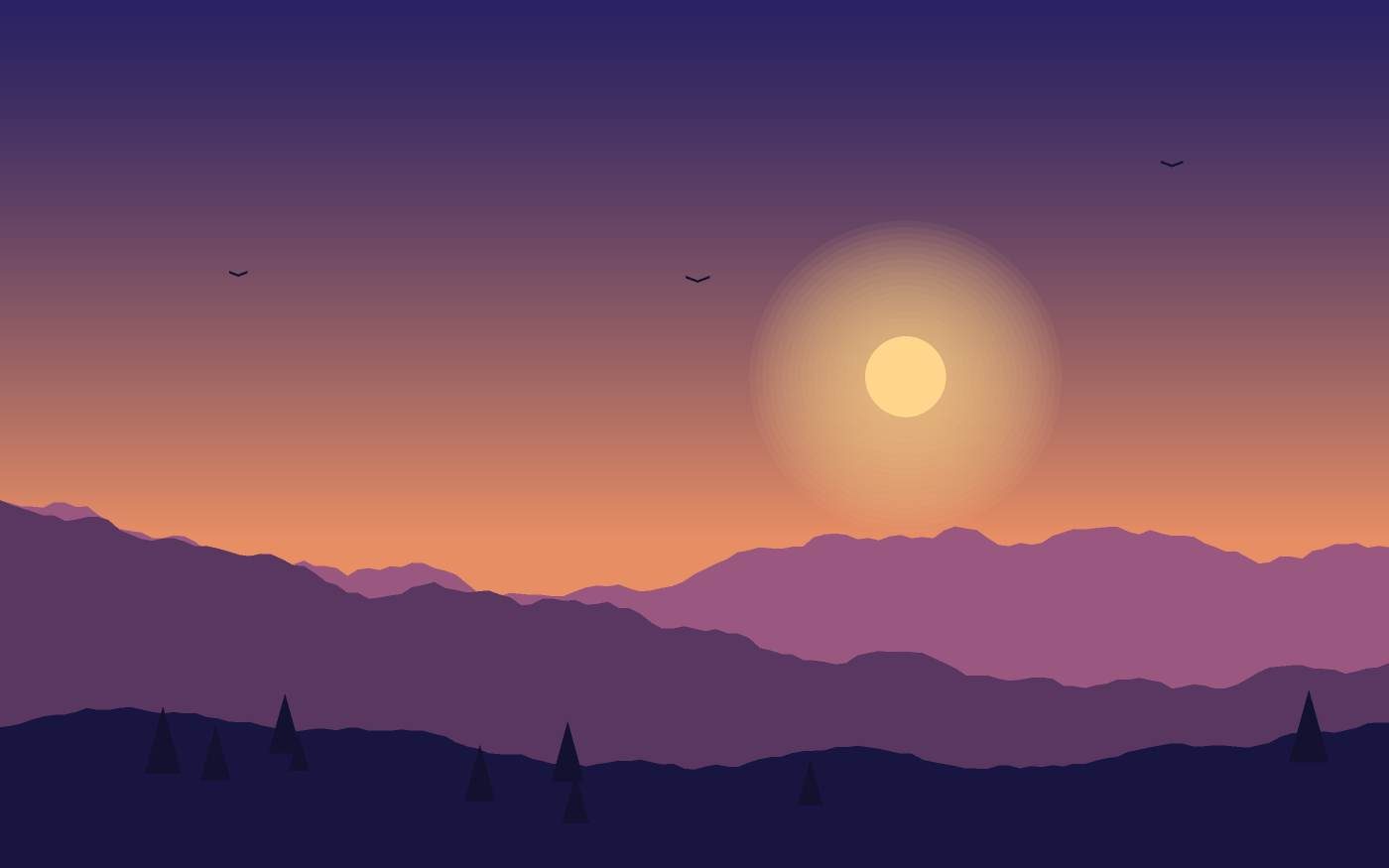 Landskabsillustration