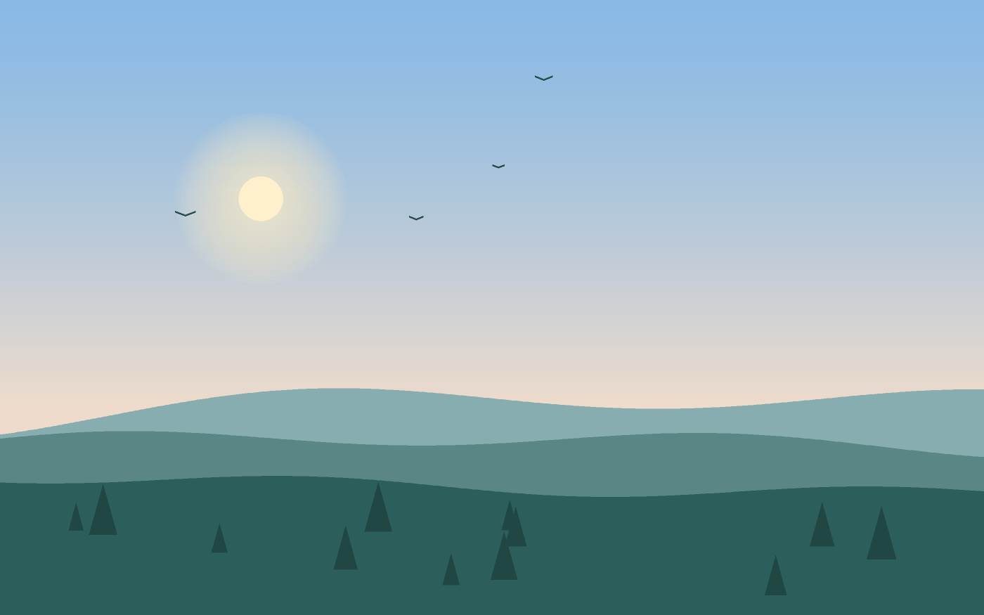 Ilustración de un paisaje
