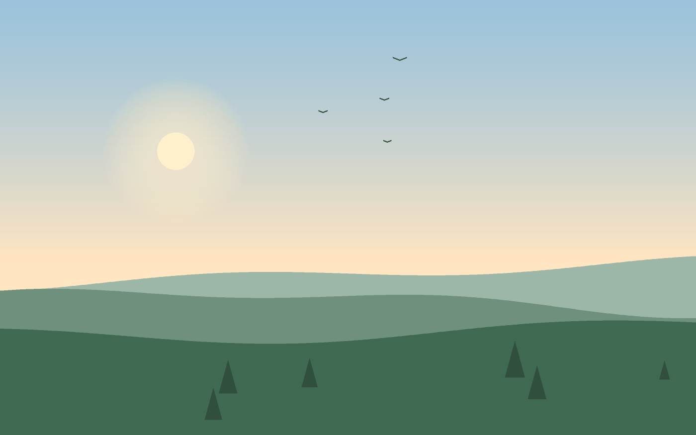 Landschapsillustratie