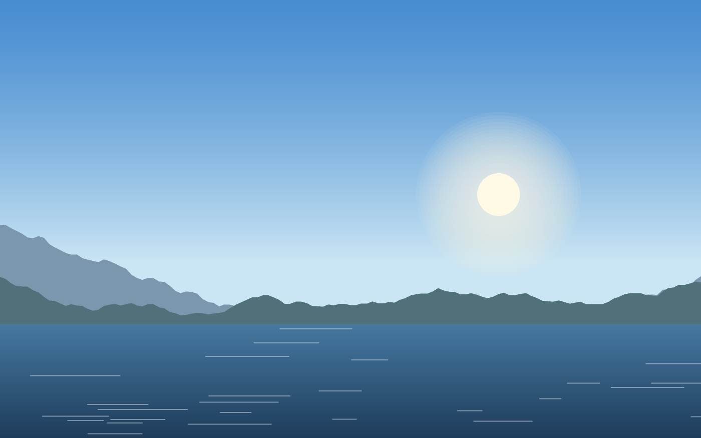 Landschapsillustratie