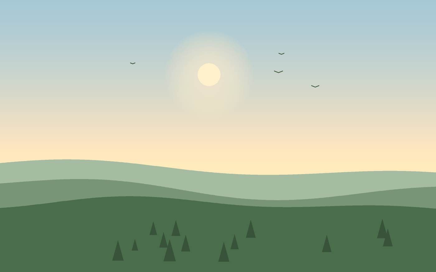 Ilustracja krajobrazu