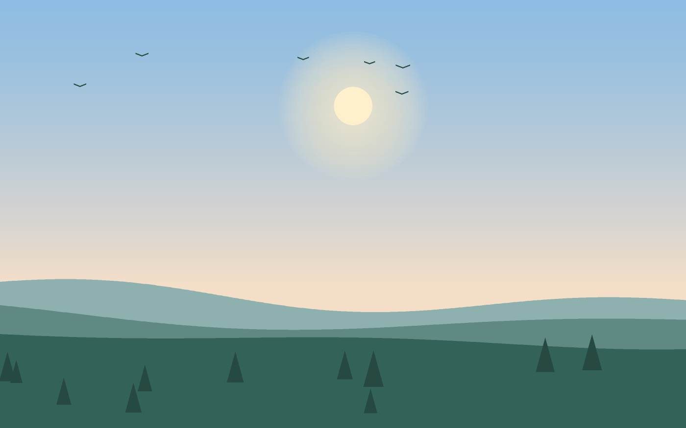 Ilustracja krajobrazu